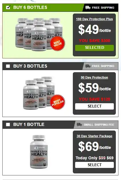 Triple Liver Health price